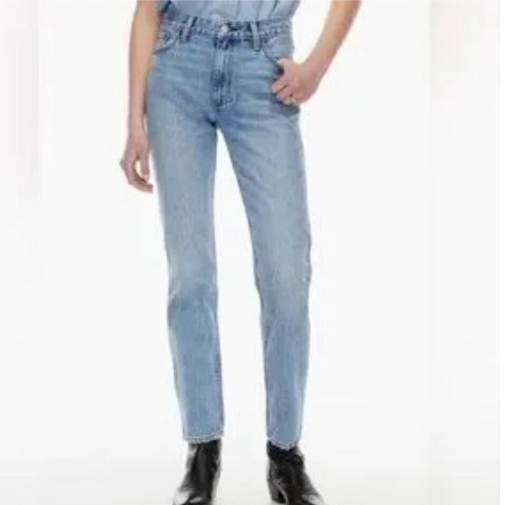 DENIM FORUM The Romy Mod Rise Classic 30L Size 27